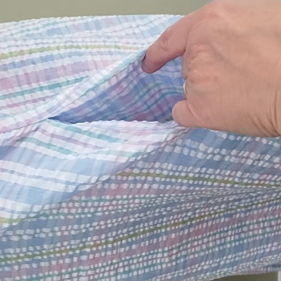 Miss Elaine Pastel Plaid Robe - Picture 4 of 8